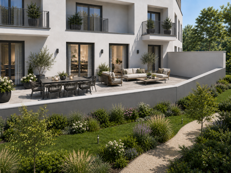 T4 + terrasse 30m2, vue parc paysagé, 10 min gare — photo 1