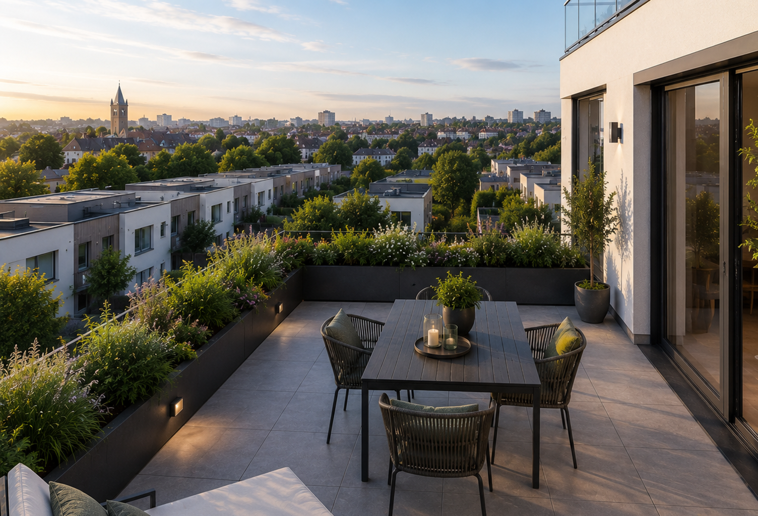 T3 + Terrasse 32m2 Vue Dégagée sur Metz Proche Gare  — photo 1