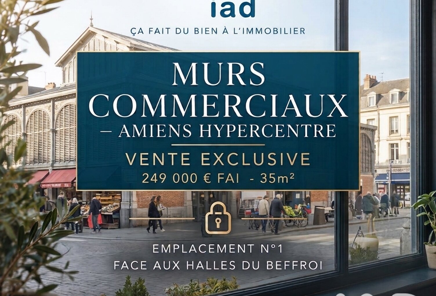 Vente Boutique/Local commercial 35 m&sup2; — photo 1