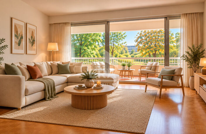 T4 FAMILIAL - 100 M² - TERRASSE - GARAGE - RÉSIDENCE ARBORÉE - GRAND SÉJOUR - EXPOSITION SUD - CALME - SAINTE-MARGUERITE — photo 4