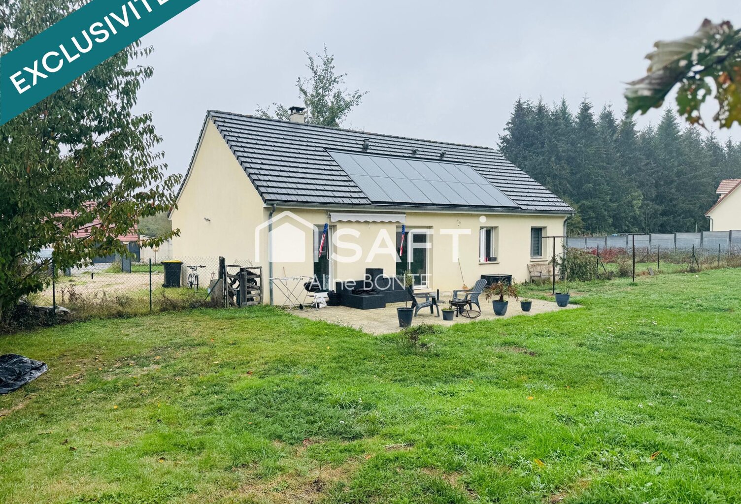 Maison 3 chambres avec garage et panneaux solaires — photo 1