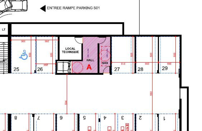 Lot de 4 parkings en sous-sol à Embrun avec frais de notaire offerts — photo 2