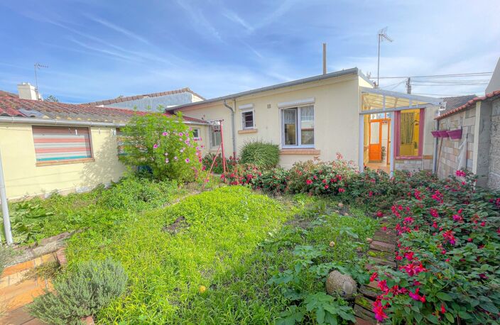 BERCK, Dpt (62)à vendre maison de plain pied P(3)de 58m2, indépendante, terrain de 215m2, 2chambres, terrasse, jardin ,garage, dépendances — photo 3