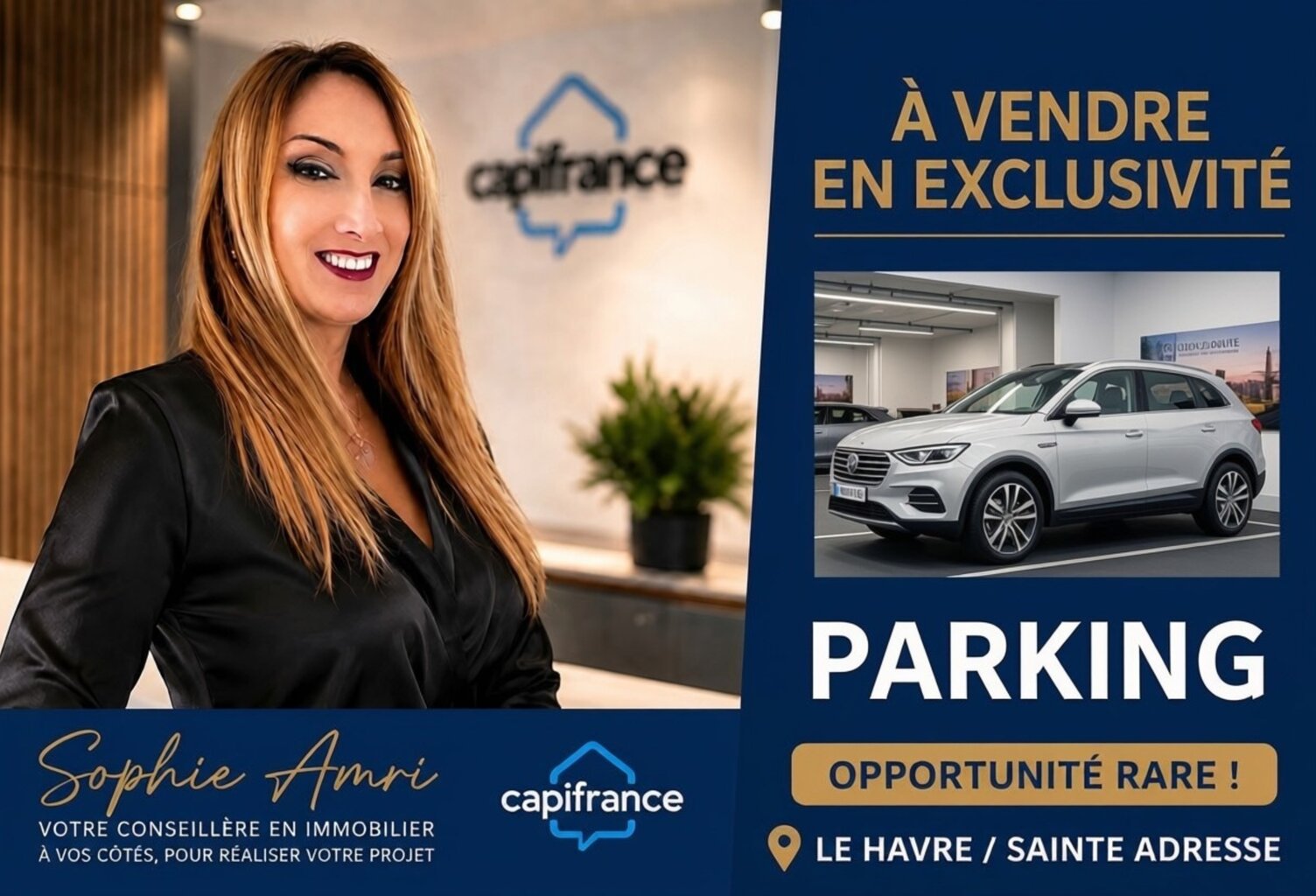 * Exclusivité Sophie Amri * Parking à Sainte-Adresse — photo 1