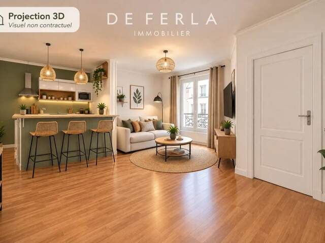 Deux pièces en étage élevé / Pernety — photo du bien