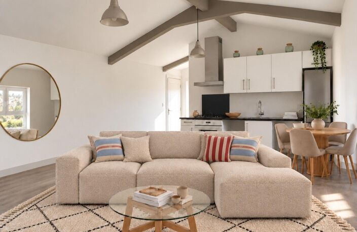 T3 bis + garage + parking extérieur + terrasse telle une maisonnette — photo 4