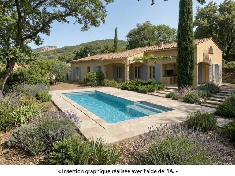 LOURMARIN  MAISON PROVENÇALE DE 117 M² ET STUDIO INDÉPENDANT DE 32 M² SUR TERRAIN DE 5 000 M² — photo 1