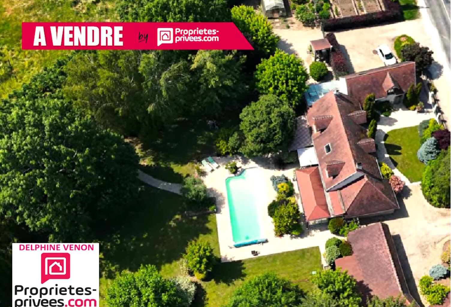 Propriété avec piscine à 2 pas de la Loire sur un parc arboré de 8900 m² à Germigny Des Prés — photo 1
