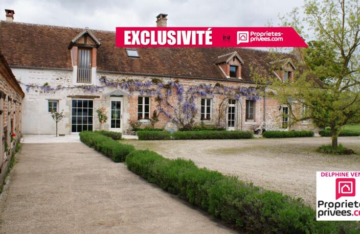 Exclusivité - Propriété avec beaucoup de cachet proche de Tigy ; Longère, Ecuries, piste d'entrainement, prés, bois et plan d'eau sur  20 hectares environ — photo 2