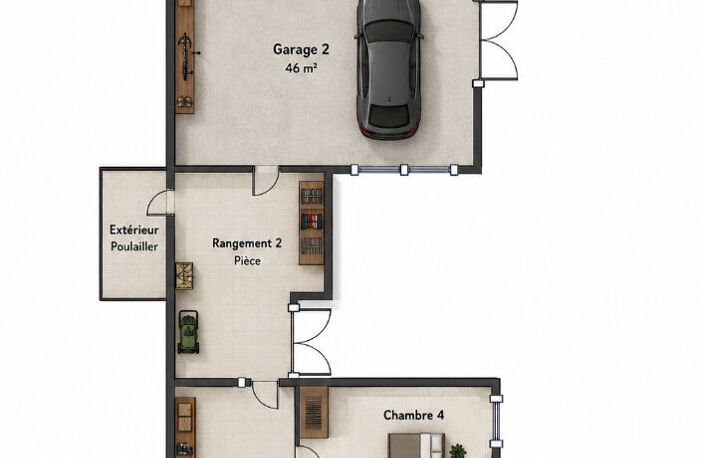 Maison T5 -122m² + 2 grands garages 96M² — photo 4