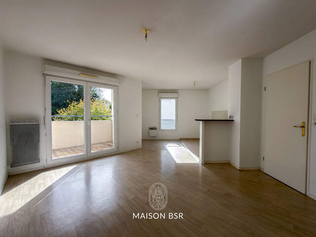 T2 de 47,88 m² - Bourg Saint-Herblain - Balcon & Parking — photo du bien