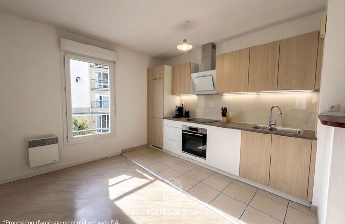T2 de 47,88 m² - Bourg Saint-Herblain - Balcon & Parking — photo 4