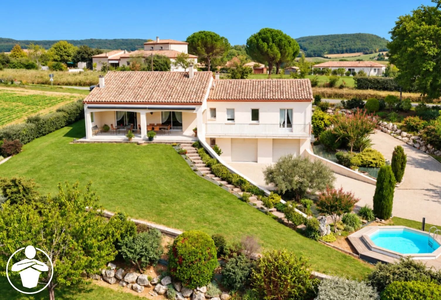 SAINT-SYLVESTRE-SUR-LOT (Saint-Aignan) – 130m² habitables | 3 chambres | vaste sous-sol et vue imprenable — photo 1