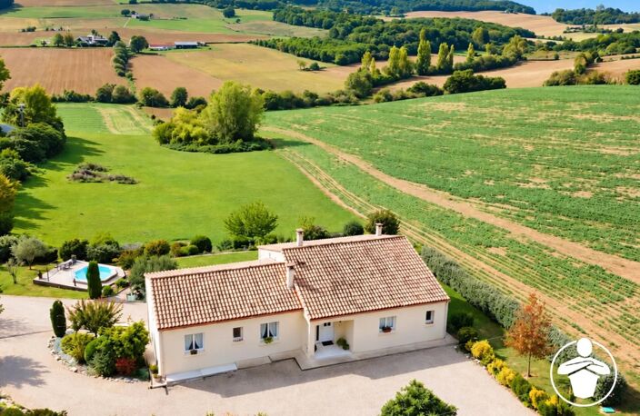 SAINT-SYLVESTRE-SUR-LOT (Saint-Aignan) – 130m² habitables | 3 chambres | vaste sous-sol et vue imprenable — photo 2