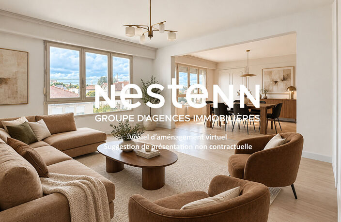 Grand Appartement T6 avec 4 Chambres cave, parking, ascenseur Les Glycines - 69500 BRON — photo 4