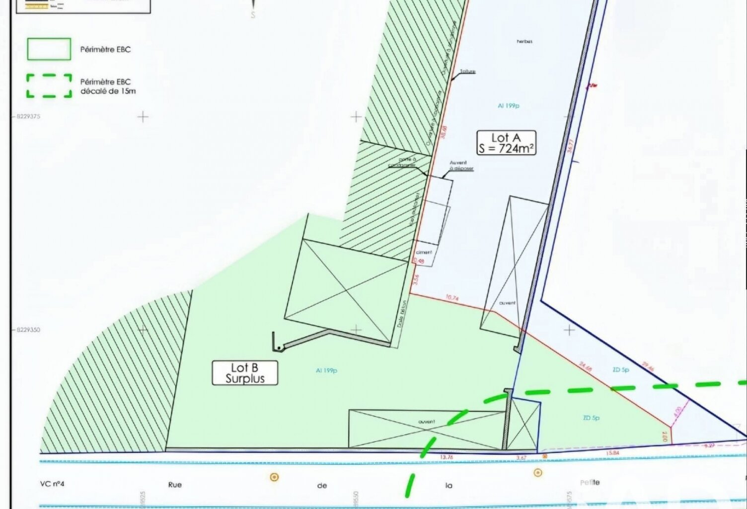 Vente Terrain à bâtir 724 m&sup2; — photo 1