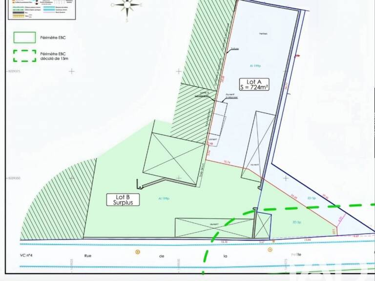 Vente Terrain à bâtir 724 m&sup2; — photo 1