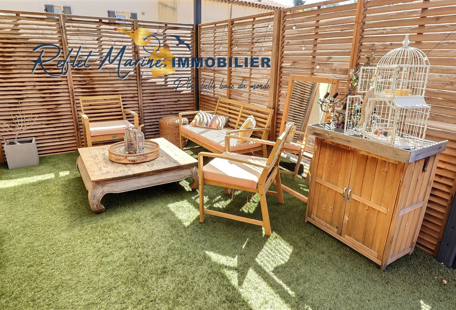 A SAINT CYR SUR MER BEAU T2 meublé avec terrasse de 21 m2 de — photo 1