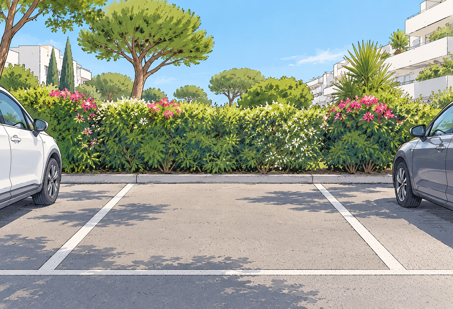 À VENDRE   PLACE DE PARKING EXTÉRIEURE   LE PONANT — photo 1