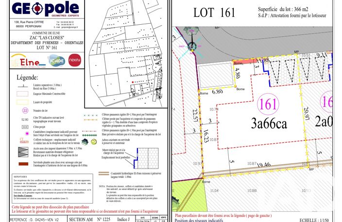 Vente Terrain à bâtir 365 m&sup2; — photo 2