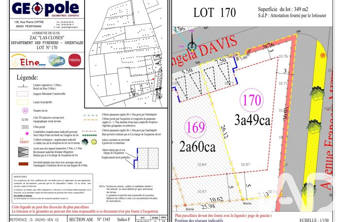 Vente Terrain à bâtir 350 m&sup2; — photo 2