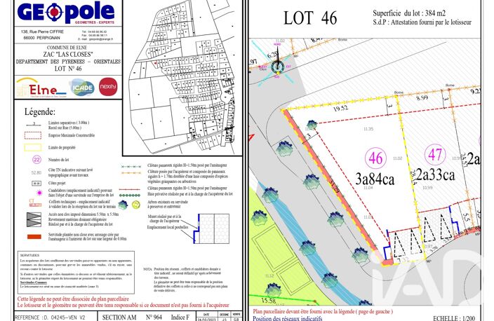 Vente Terrain à bâtir 384 m&sup2; — photo 2
