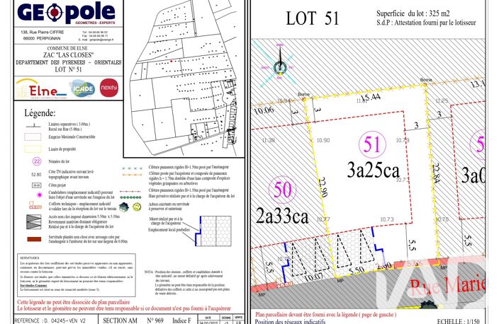 Vente Terrain à bâtir 325 m&sup2; — photo 2