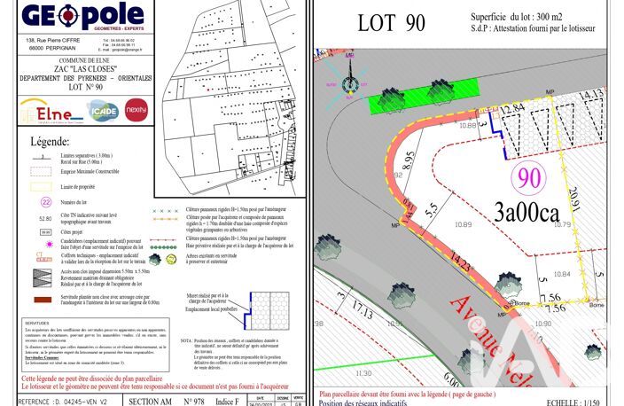 Vente Terrain à bâtir 300 m&sup2; — photo 3