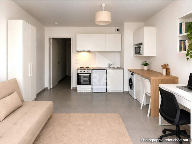 Studio neuf de 27,67 m² avec ascenseur - Marseille 13005, La Timone / Saint-Pierre — photo du bien