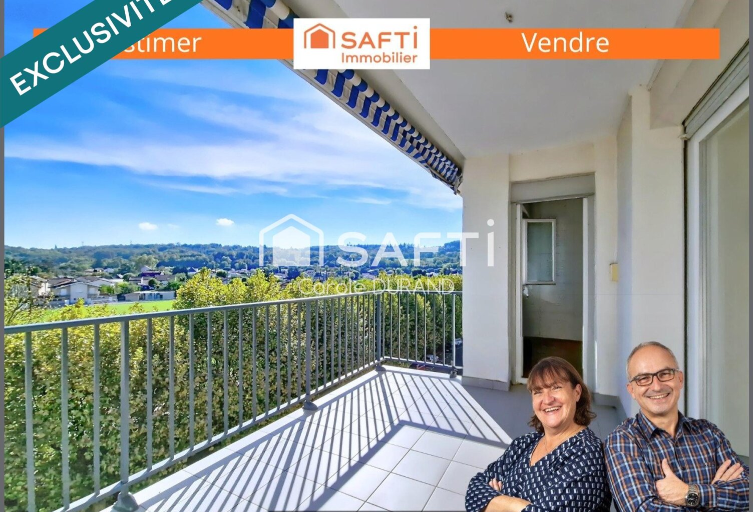 T4 100 m², dernier étage, balcon plein sud — photo 1