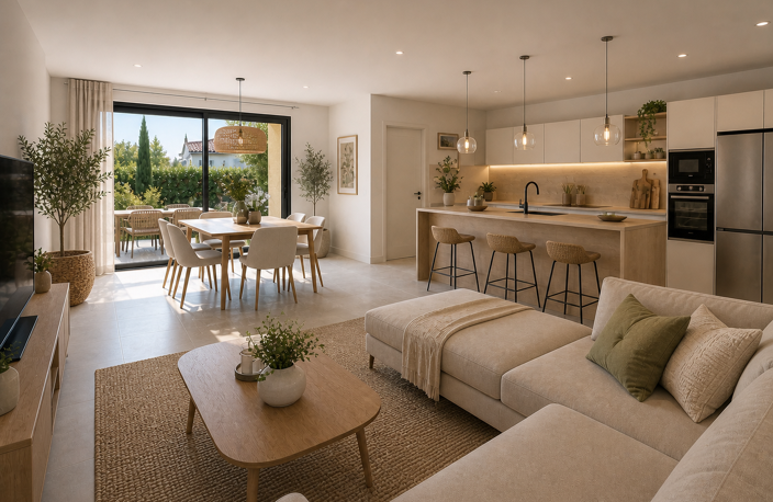 Maison 4 pièces neuve de 90m² avec une chambre en rdc et garage à Gardanne — photo 2