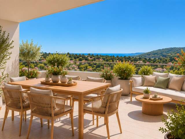 SUPERBE 3 PIÈCES LUMINEUX AVEC DEUX CHAMBRES ET TERRASSE — photo du bien