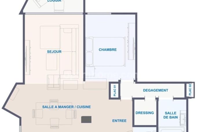 Appartement à vendre 2 pièces LE CHESNAY (78) — photo 2
