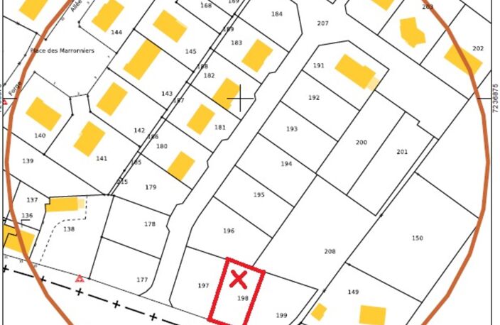 Dpt Eure et Loir (28), à vendre CHAMPROND EN PERCHET Terrain de 526,00 m² Lot 16 — photo 2