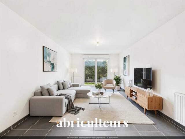 Appartement 2 chambres - DPE C - Immeuble de 2011 - 2 chambres -terrasse de 13,75m2  - 1 parking - Espace vélo - 26 rue des grenouilles - Nantes — photo du bien