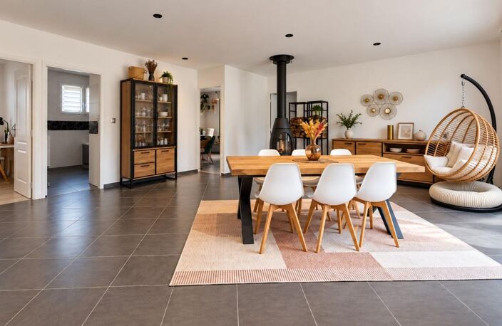 MAISON FAMILIALE  DE 146 M² – PISCINE, JACUZZI, GRAND JARDIN ET GARAGE DE 61 M² – DPE A / GES A — photo 5