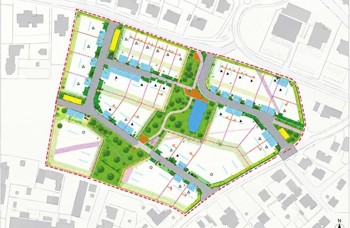 GUÉRANDE – PERMIS DE CONSTRUIRE ACCORDÉ – COMMERCES ET ÉCOLES À PIED – EXPOSÉ PLEIN SUD — photo 2