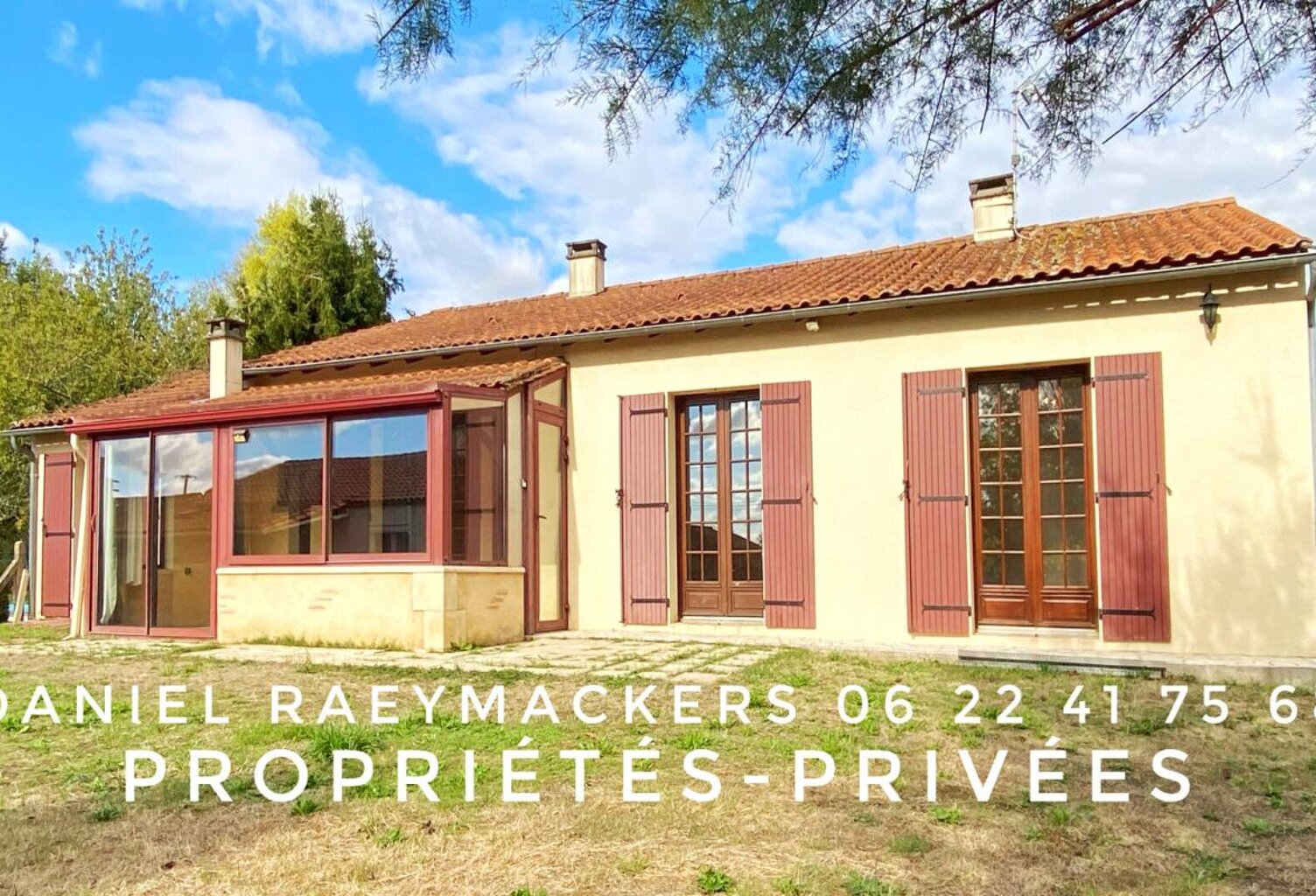 MOULEYDIER À 10 MIN DE BERGERAC  MAISON DE PLAIN-PIED  3 CHAMBRES  PISCINE  GARAGE TERRAIN DE PLUS DE 1 600 M² — photo 1