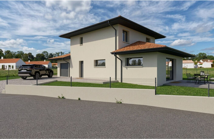 Projet maison Allinges 5 pièce(s) 125 m2 garage (74200) — photo 2