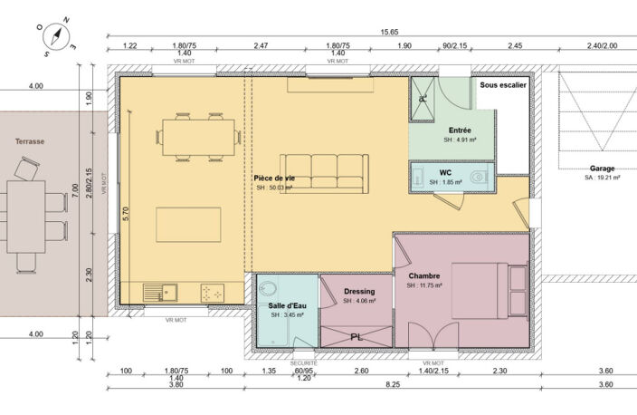 Projet maison Allinges 5 pièce(s) 125 m2 garage (74200) — photo 5