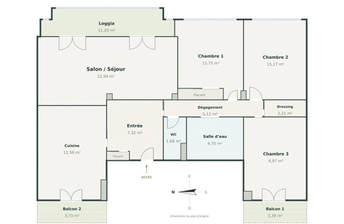 Appartement de 4 pièces de 95 m² à Lyon — photo 2