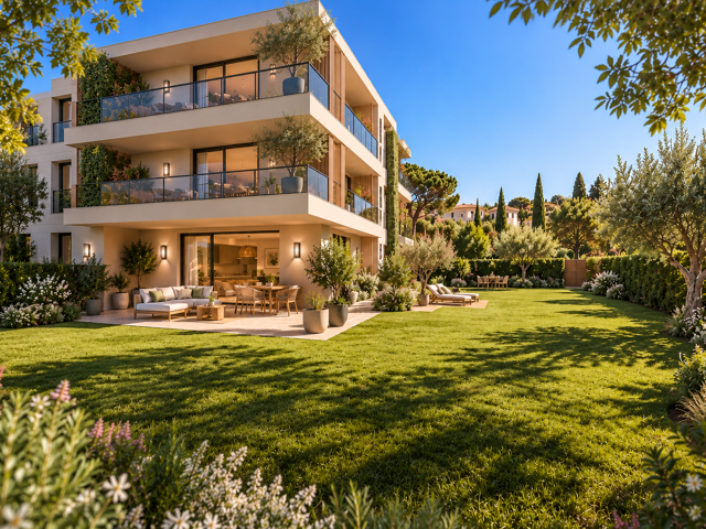 T4 NEUF EN REZ-DE-JARDIN AVEC JARDIN PRIVATIF DE 270 M² — photo du bien