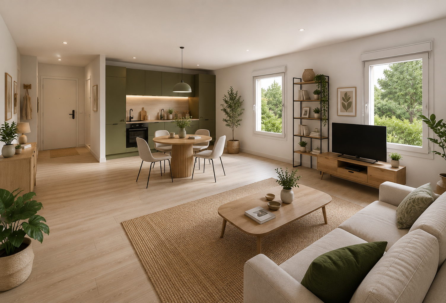 STUDIO IDÉAL INVESTISSEMENT AU SEIN D’UN DOMAINE PRIVÉ VERDOYANT — photo 1