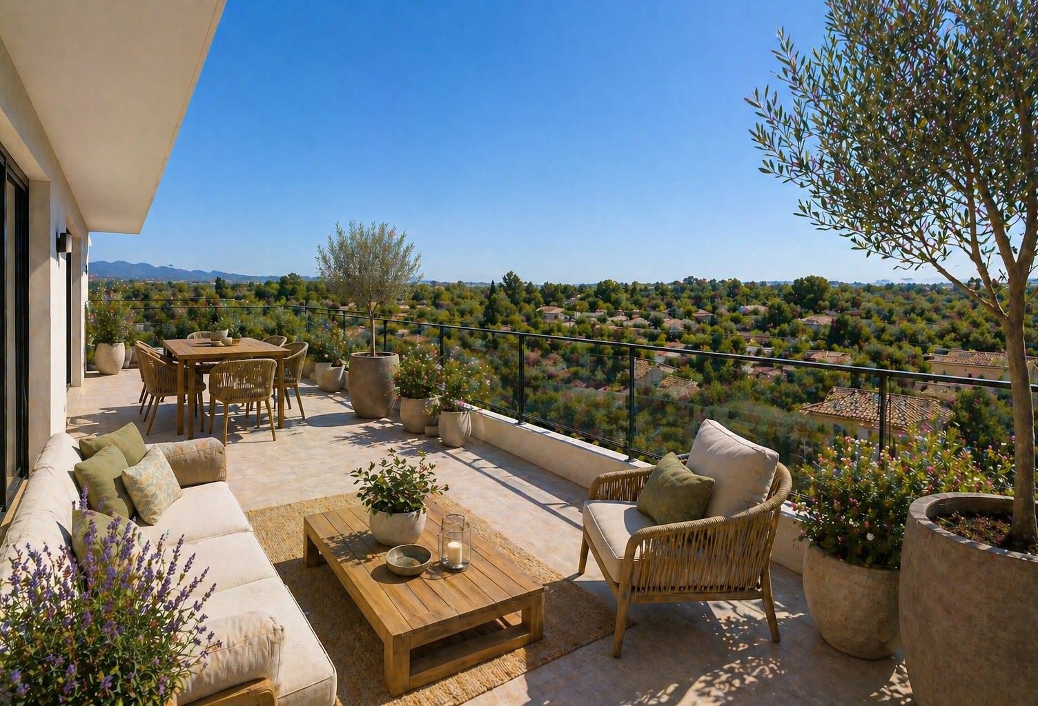 -Roof-Top T3 exposé sud avec grande terrasse sans vis à vis — photo 1