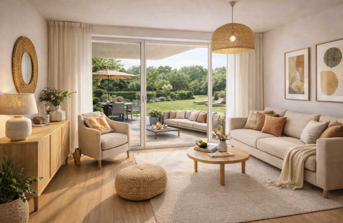 MAGNIFIQUE 2P DE 45M² AVEC UN GRAND JARDIN DE 80M² — photo 2