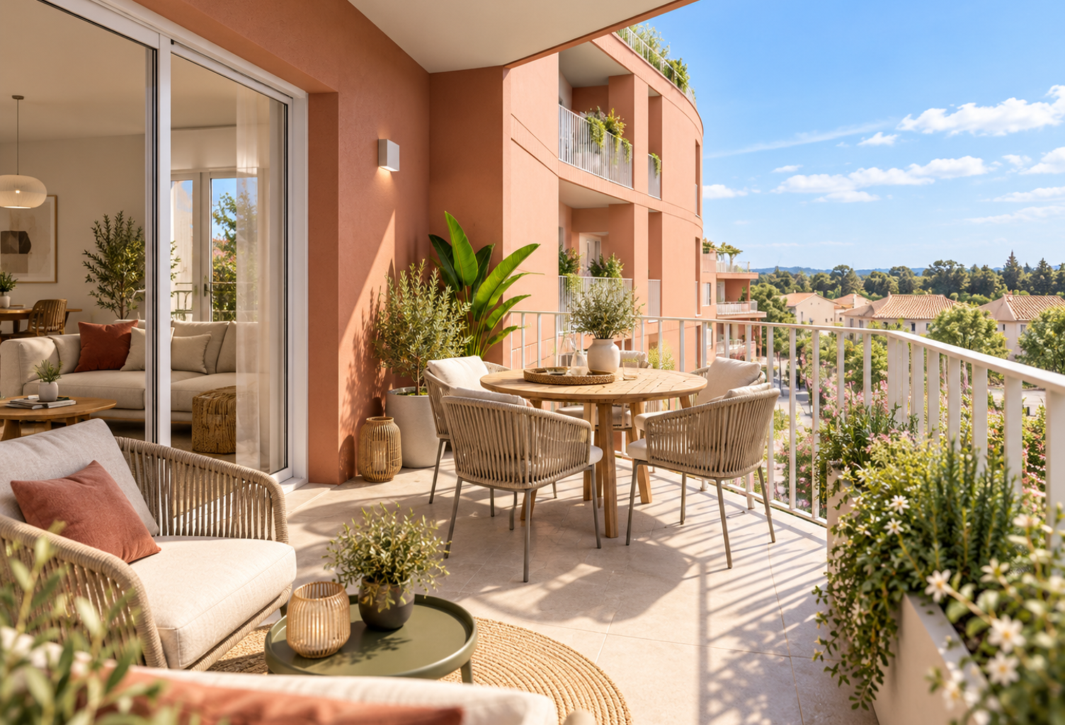 -PROCHE CENTRE VILLE – MAGNIFIQUE 2P DE 50M² EN DERNIER ETAGE AVEC GRANDE TERRASSE DE 14M² — photo 1