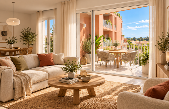 -PROCHE CENTRE VILLE – MAGNIFIQUE 2P DE 50M² EN DERNIER ETAGE AVEC GRANDE TERRASSE DE 14M² — photo 2