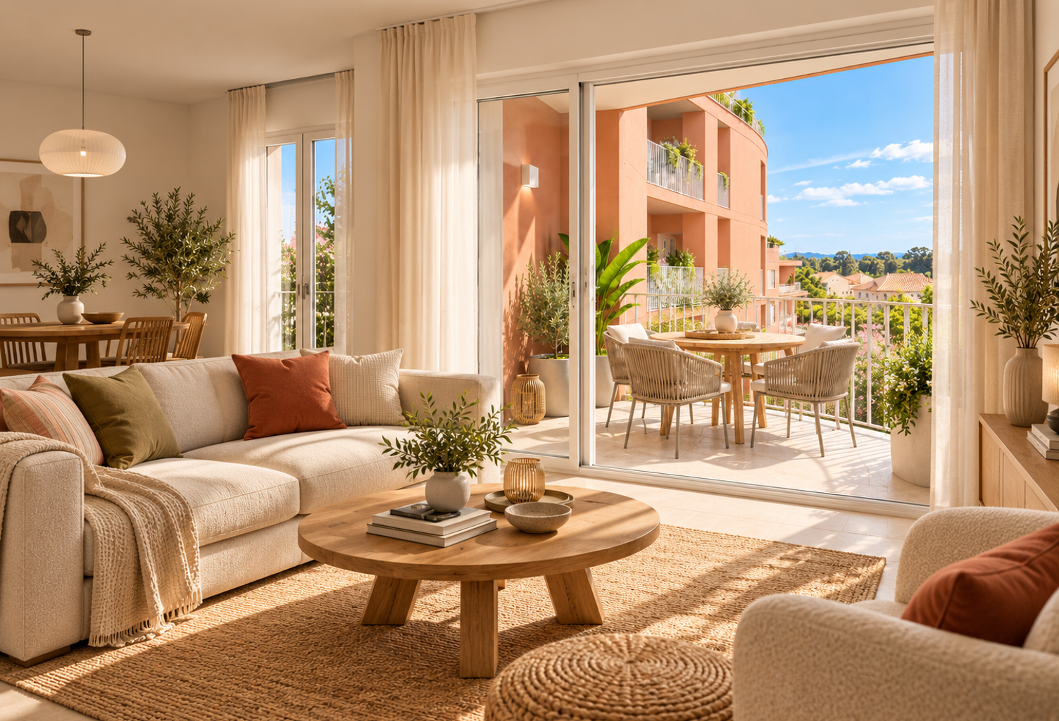 -PROCHE CENTRE VILLE – MAGNIFIQUE 3P BIEN AGENCÉ DE 60M² AVEC GRANDE TERRASSE DE 17M² — photo 1