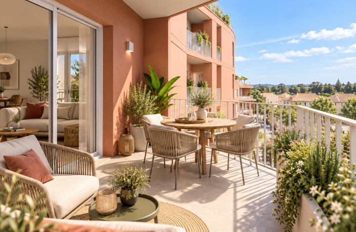 -PROCHE CENTRE VILLE – MAGNIFIQUE 3P BIEN AGENCÉ DE 60M² AVEC GRANDE TERRASSE DE 17M² — photo 5