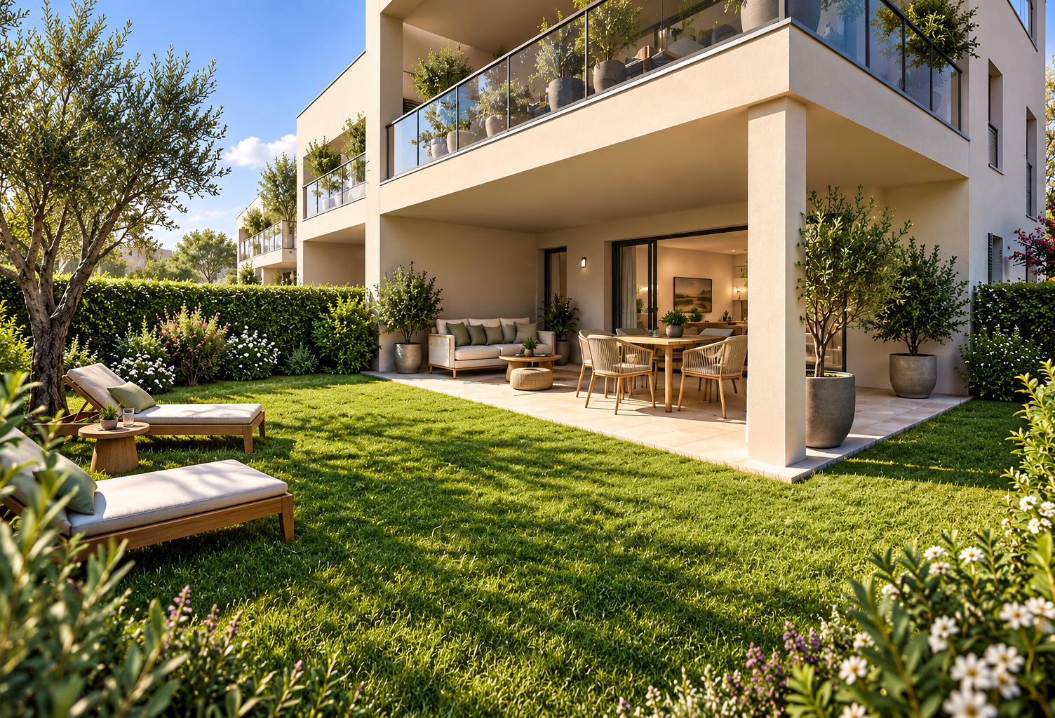 T2 à 12 min a pied du centre ville avec jardin de 70m² — photo 1